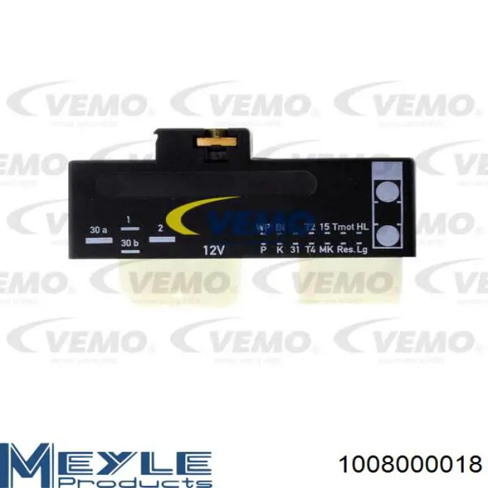 Регулятор оборотов вентилятора охлаждения (блок управления) Meyle 1008000018