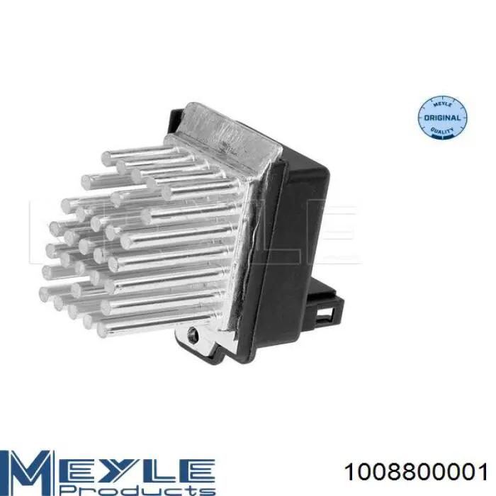 Резистор (сопротивление) вентилятора печки (отопителя салона) MEYLE 1008800001