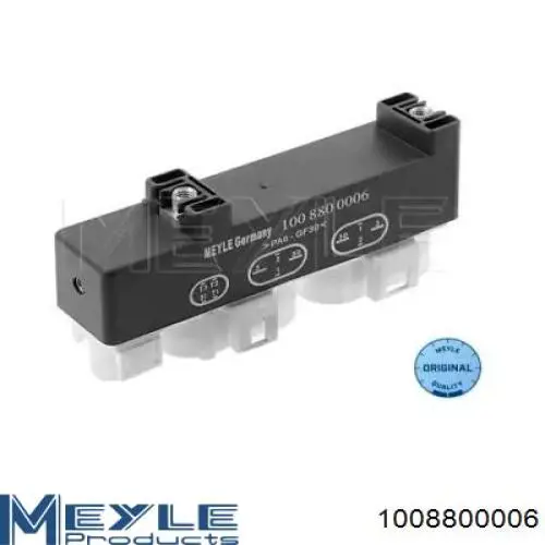 Регулятор оборотов вентилятора охлаждения (блок управления) Meyle 1008800006