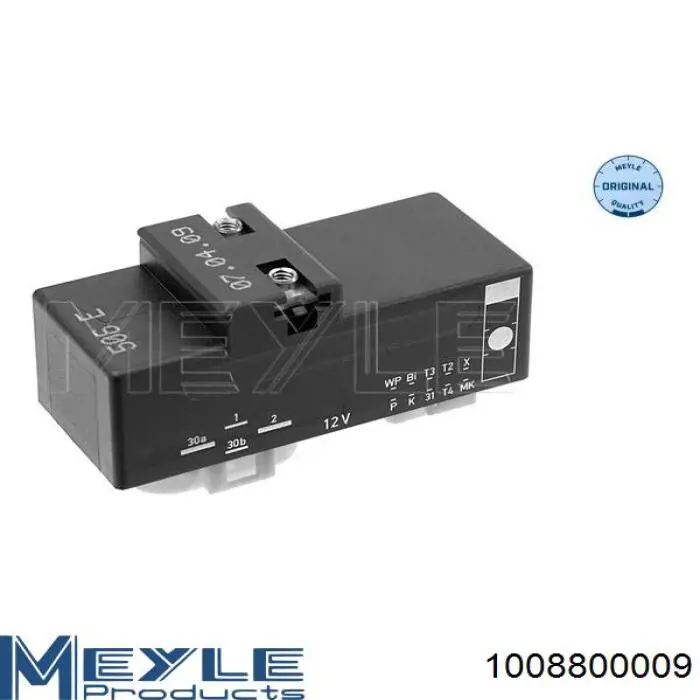 1008800009 Meyle регулятор оборотов вентилятора охлаждения (блок управления)