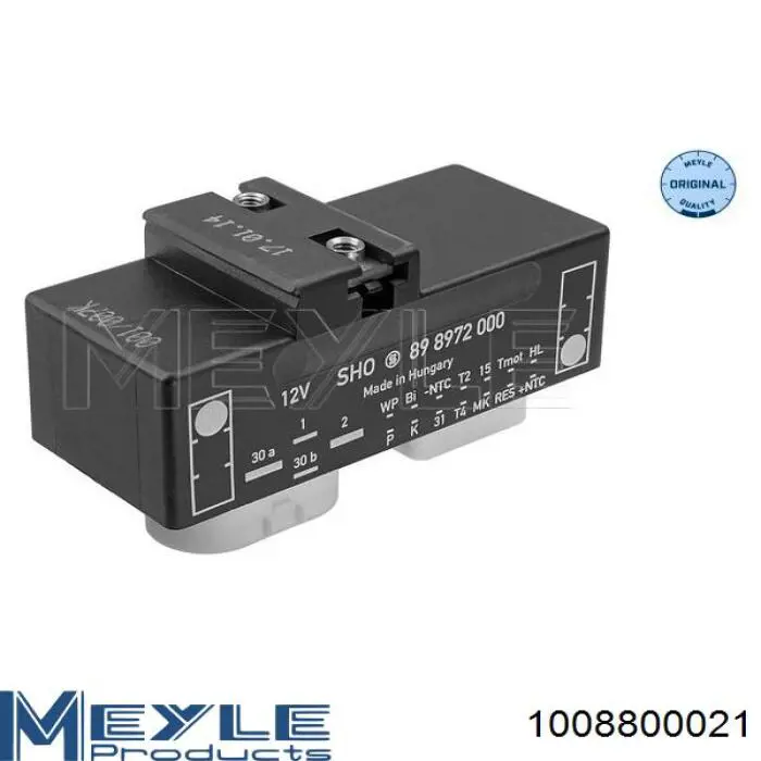 1008800021 Meyle регулятор оборотов вентилятора охлаждения (блок управления)