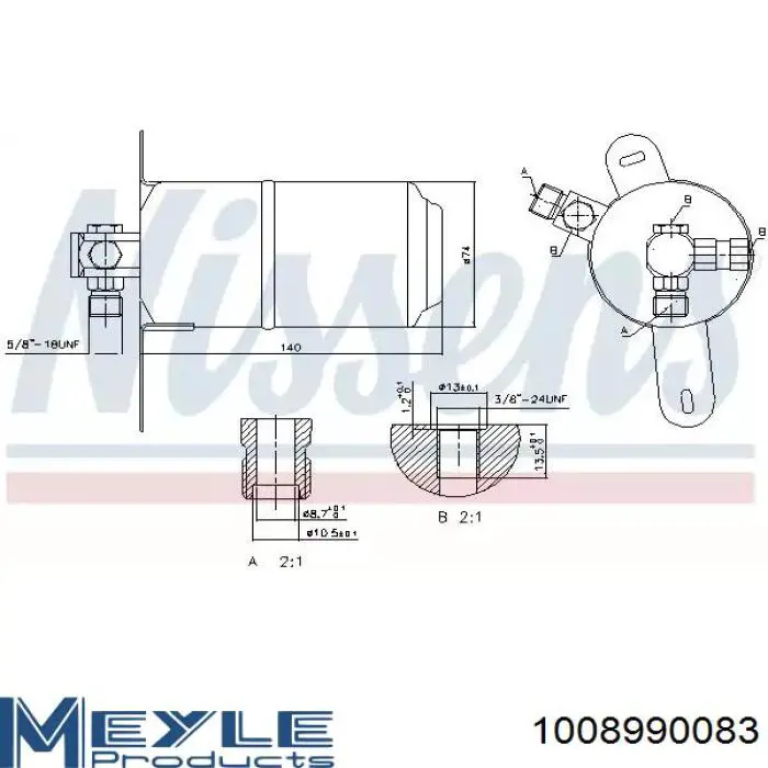 Датчик кондиционера Mahle Original ASW28000S