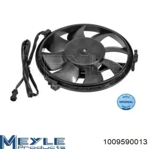 1009590013 Meyle электровентилятор охлаждения в сборе (мотор+крыльчатка)