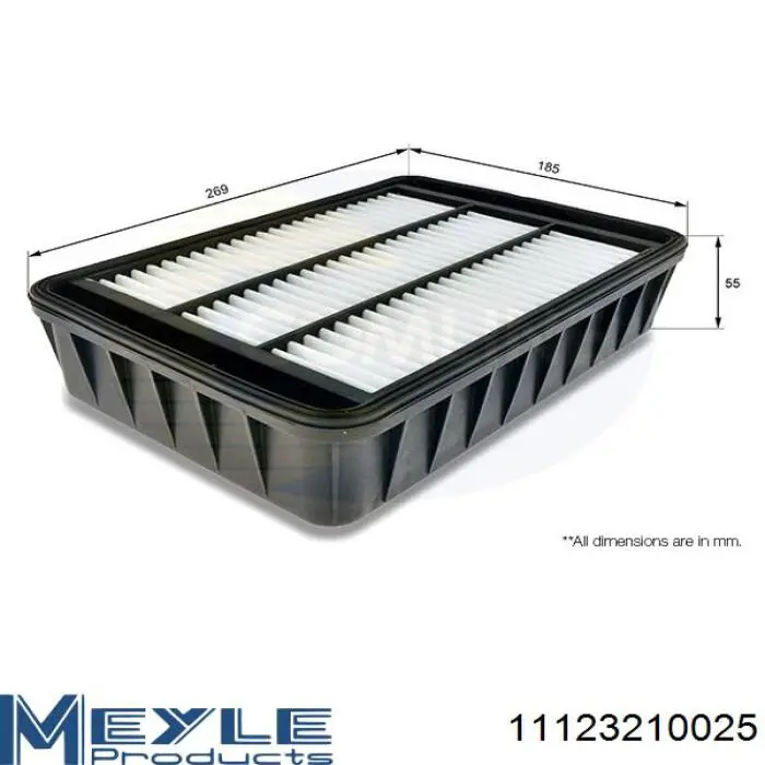 Фильтр воздушный Meyle 11123210025