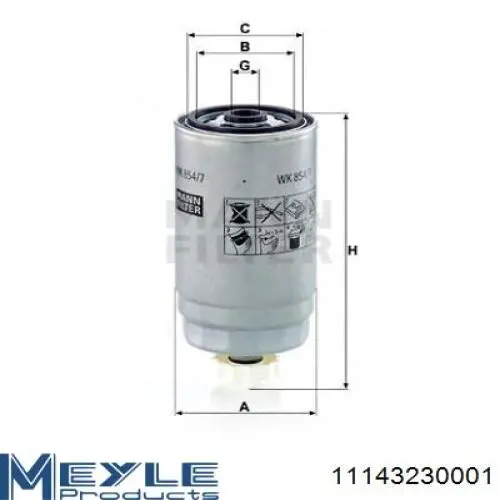 Топливный фильтр PS9420 Fram