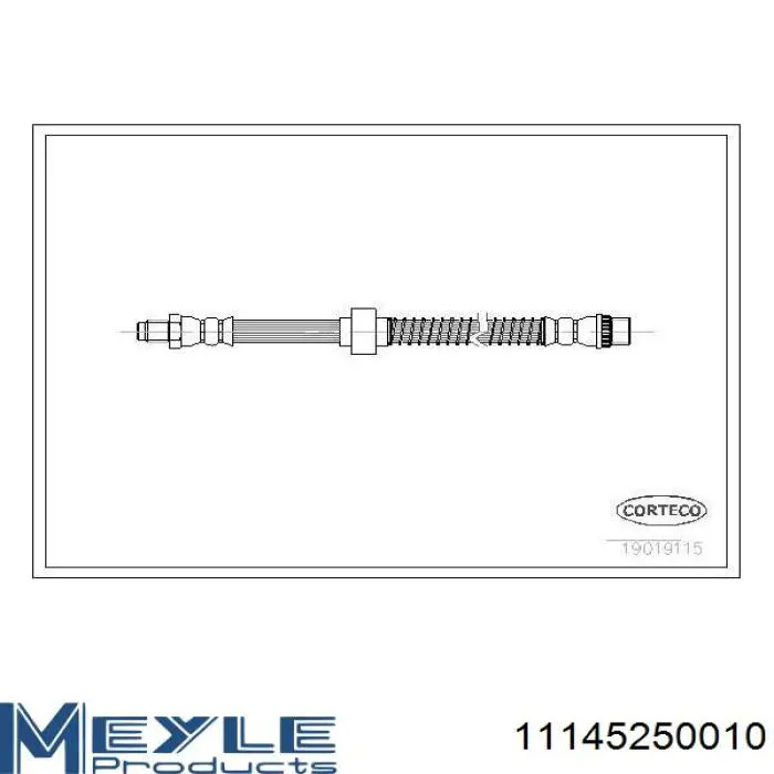 Mangueira do freio dianteira FT1158 K&K