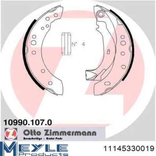Тормоза рабочие задние ножные и тормозные барабаны Renault (RVI) 8671020713 цена, от 21.31 USD