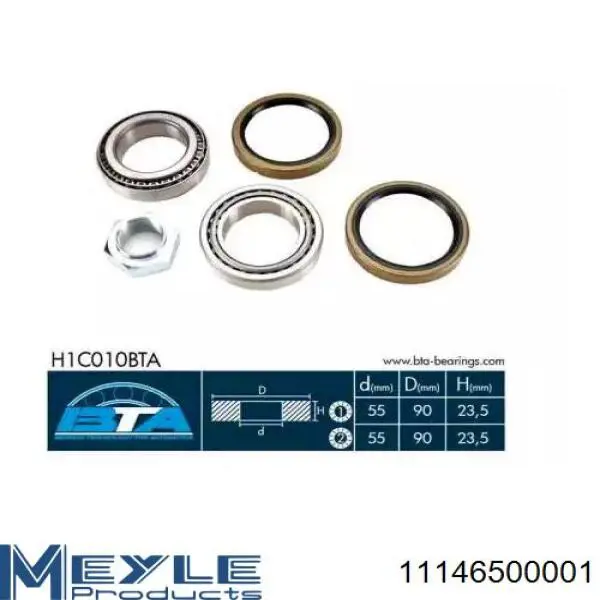 SLO03428 Starline Подшипник ступицы передней