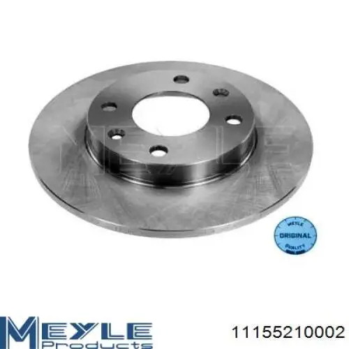 11-15 521 0002 Meyle диск тормозной передний