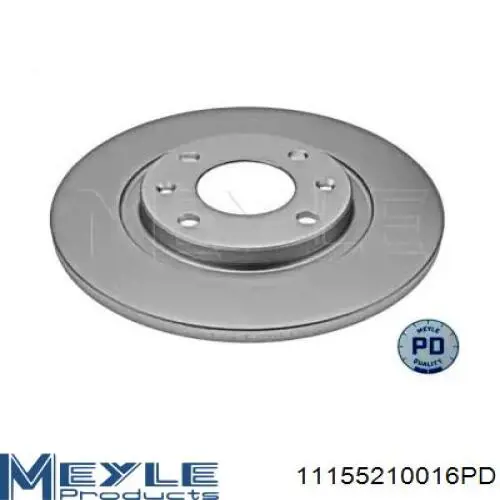 11155210016PD Meyle диск тормозной передний