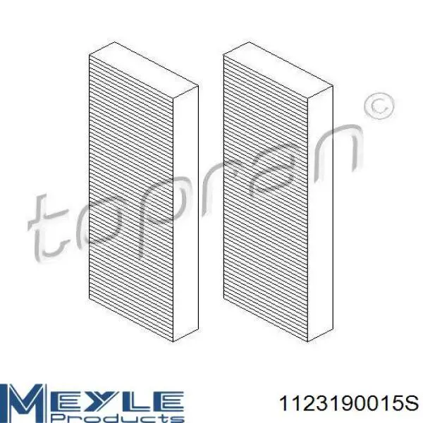 Купить 112296 Hans Pries (Topran) Фильтр салона угольный