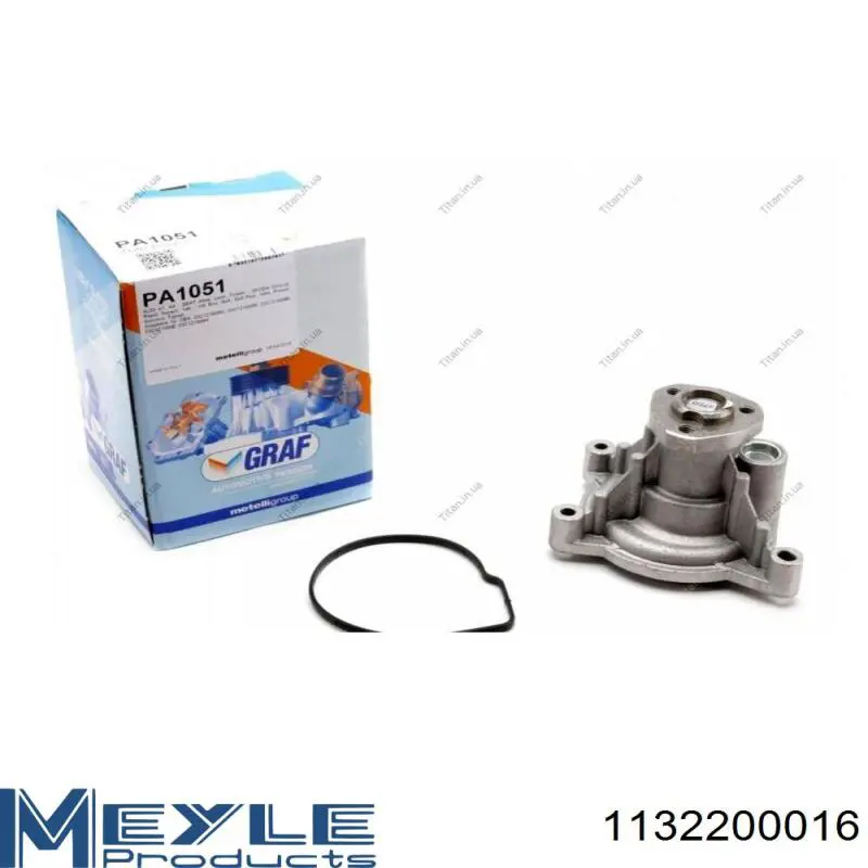 1132200016 Meyle Насос водяной