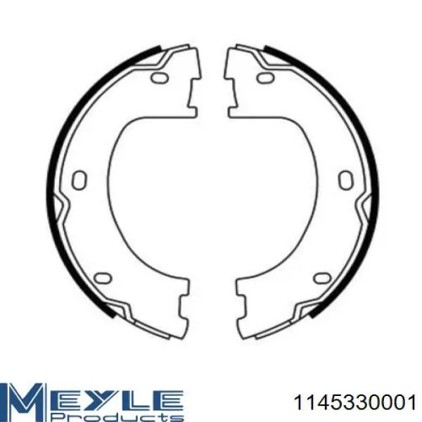 Тормозные колодки стояночного тормоза Bosch 986487751 цена, от 29.69 USD
