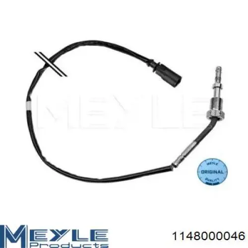 Sensor de temperatura, gas de escape, antes de turbina 1148000046 Meyle