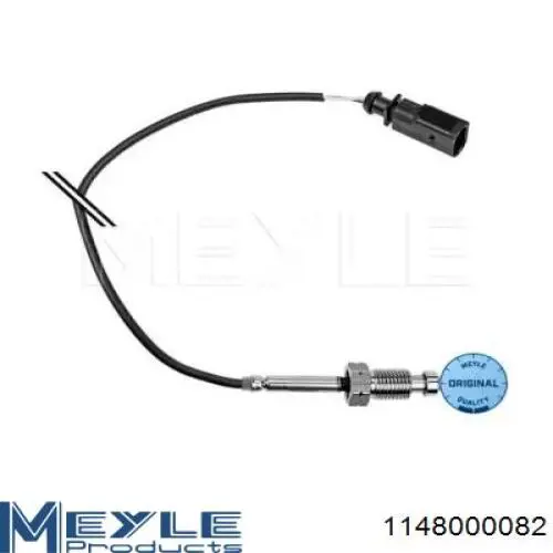 1148000082 Meyle sensor de temperatura dos gases de escape (ge, antes de turbina)