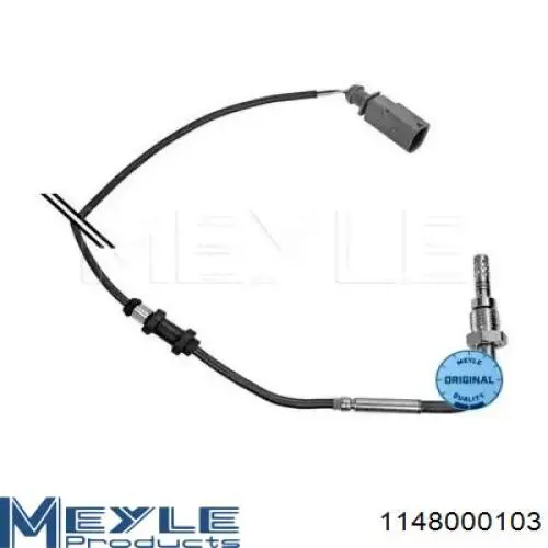 1148000103 Meyle sensor de temperatura dos gases de escape (ge, depois de filtro de partículas diesel)