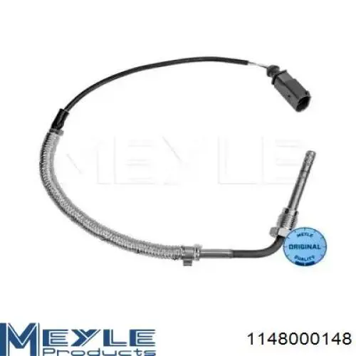 1148000148 Meyle sensor de temperatura dos gases de escape (ge, antes de filtro de partículas diesel)