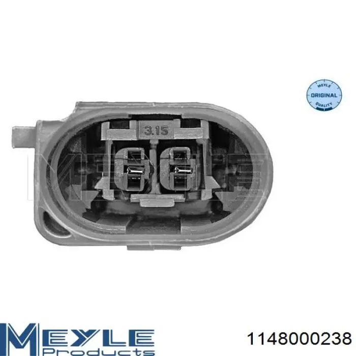 1148000238 Meyle sensor de temperatura dos gases de escape (ge, antes de filtro de partículas diesel)