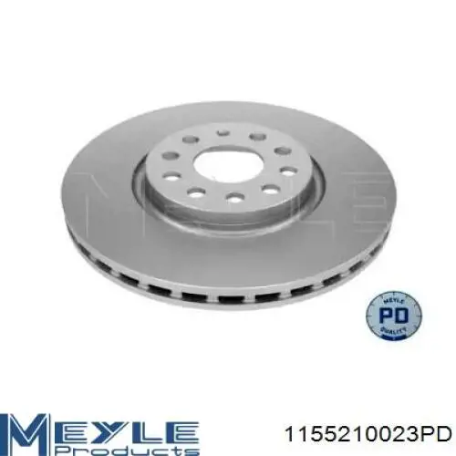 1155210023PD Meyle диск тормозной передний