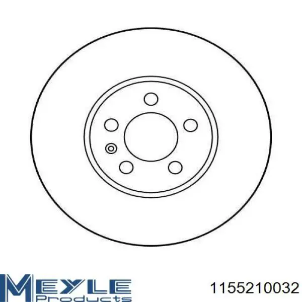 Купить 1155210032 Meyle Ротор тормозной