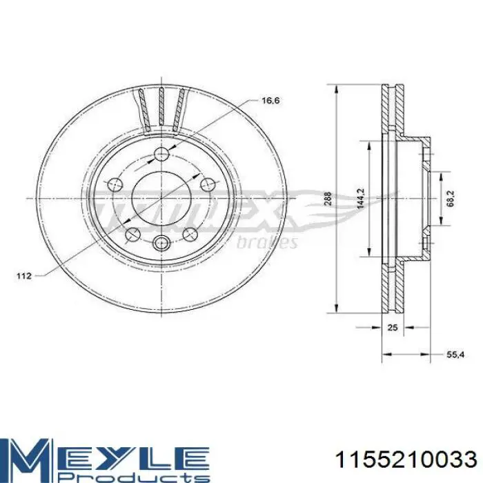 Тормоз дисковый передний Samko F1571V цена, от 43.24 USD