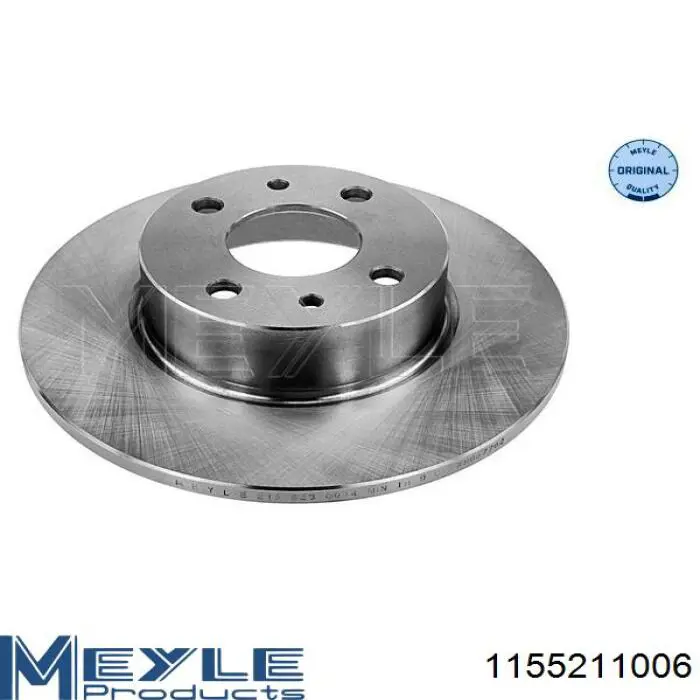 Тормоз дисковый передний Meyle 1155211006 цена, от 24.96 USD