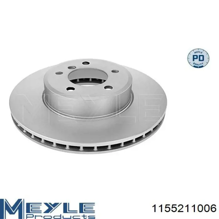 Передние тормозные диски 1155211006 Meyle