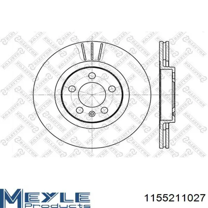 Передний тормозной диск Rotinger RT2544GLT5