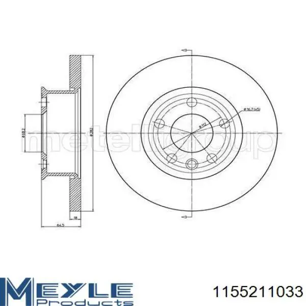 Купить 190784 Maxgear Ротор тормозной