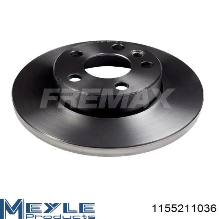 Диск гальмівний передній 1155211036 Meyle