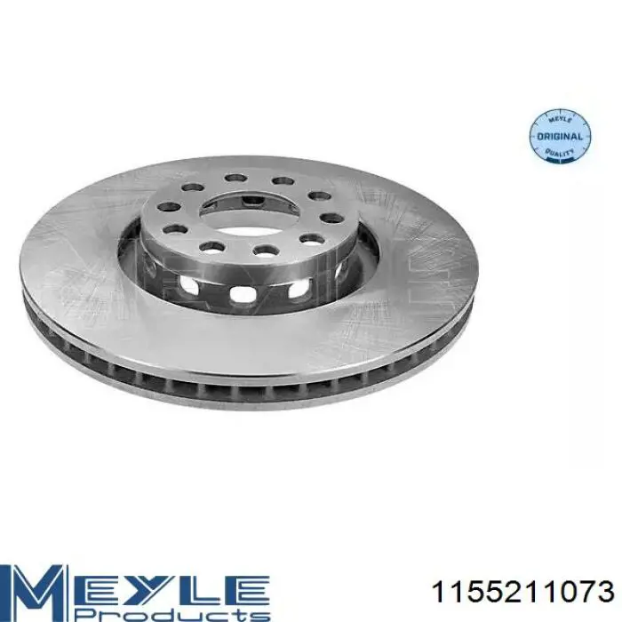 1155211073 Meyle диск тормозной передний