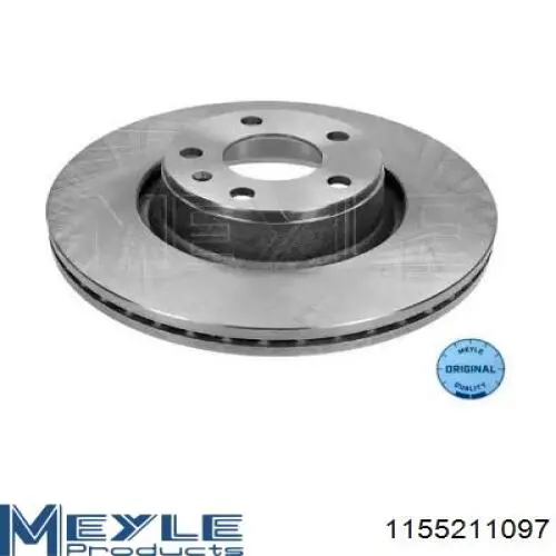 1155211097 Meyle диск тормозной передний