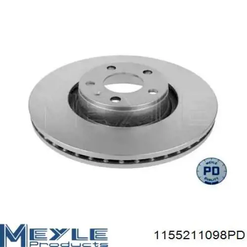1155211098PD Meyle диск тормозной передний