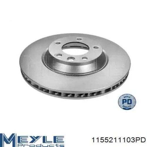 1155211103PD Meyle диск тормозной передний