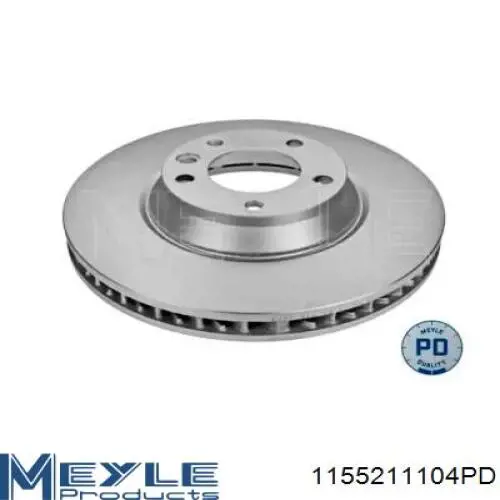 1155211104PD Meyle диск тормозной передний