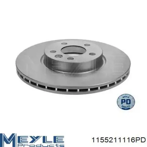 1155211116PD Meyle диск тормозной передний