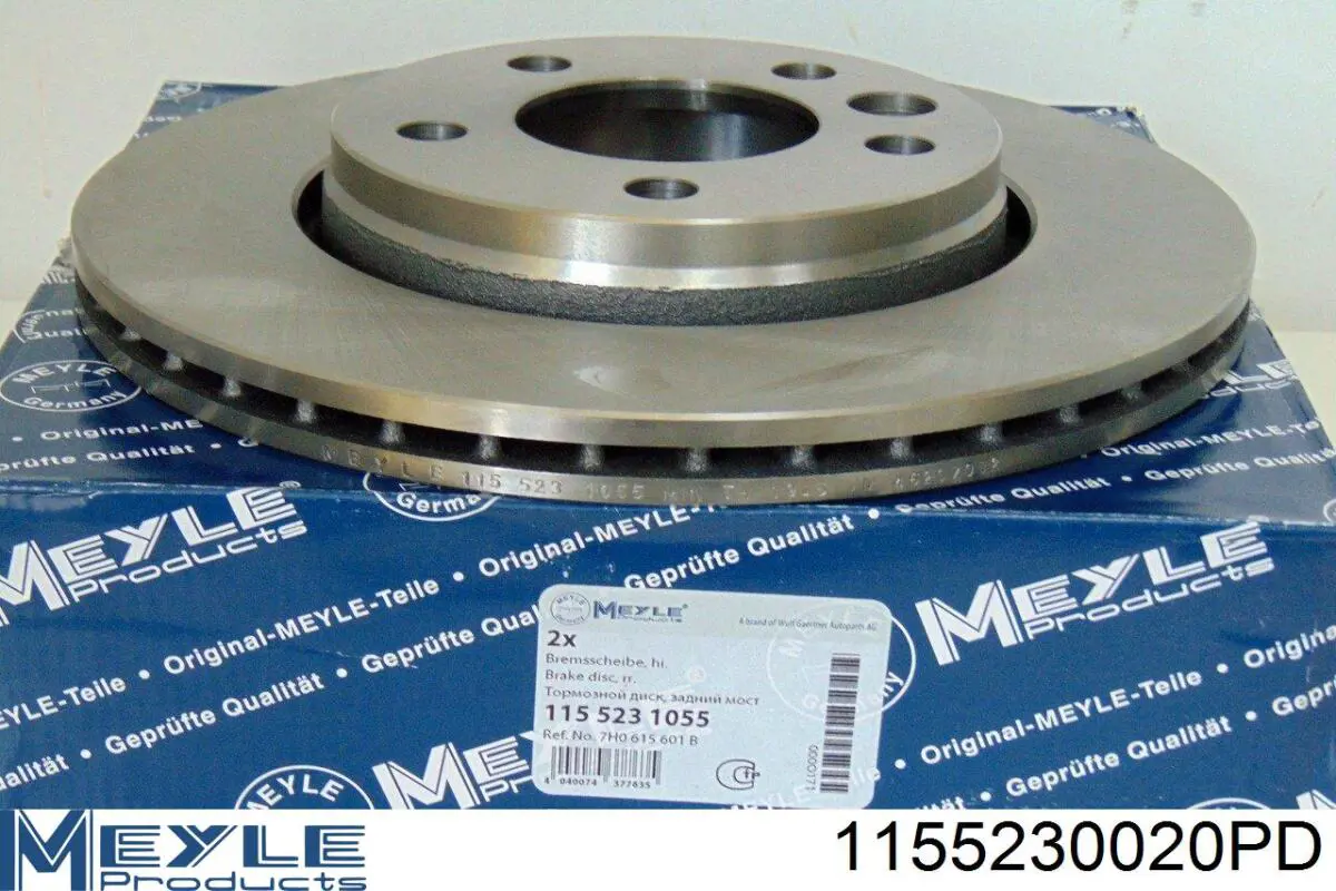 Задний тормозной диск Meyle 1155230020PD цена, от 50.83 USD