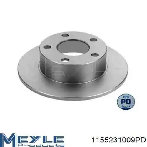 1155231009PD Meyle диск тормозной задний
