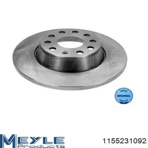 1155231092 Meyle диск тормозной задний