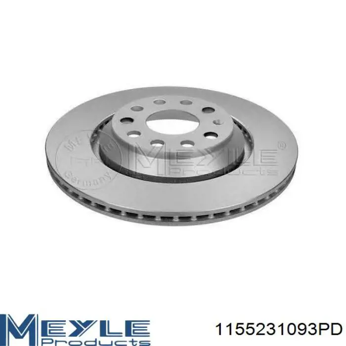 1155231093PD Meyle диск тормозной задний