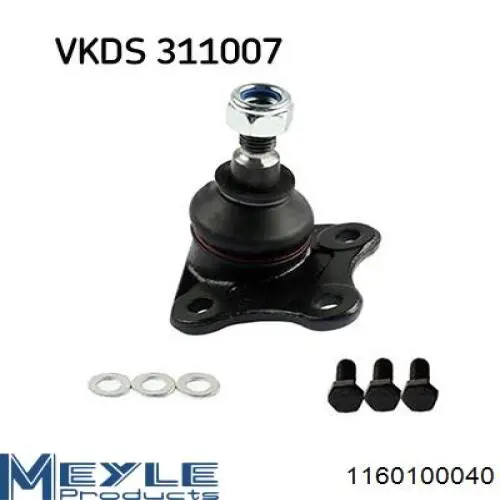 Нижняя правая шаровая опора Raiso RL104366W цена, от 6.44 USD