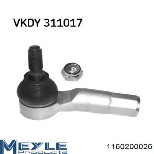Наконечник рулевой тяги Denckermann D130287