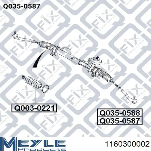 330316SC Fitshi Тяги рулевые