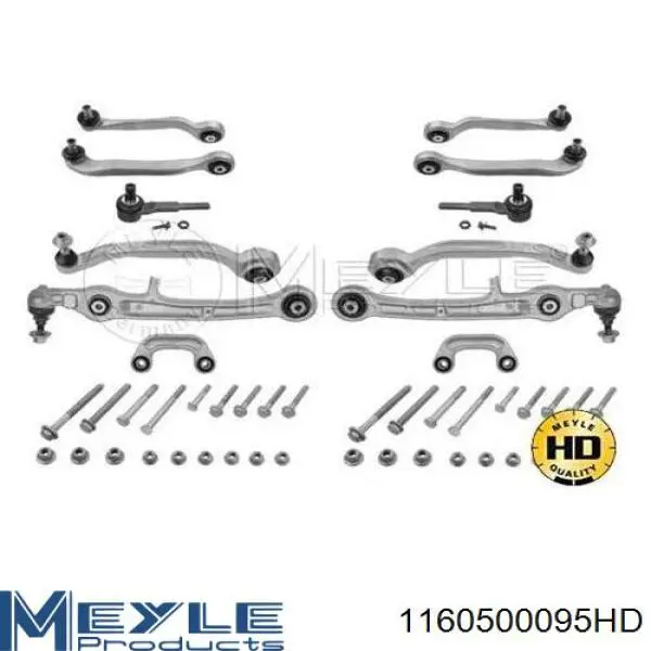 Комплект рычагов задней подвески Meyle 1160500095HD цена, от 844.16 USD