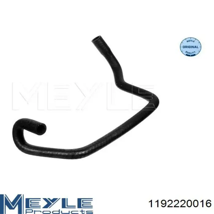 Патрубок радиатора 3983 Gates