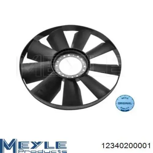 12340200001 Meyle вентилятор (крыльчатка радиатора охлаждения)
