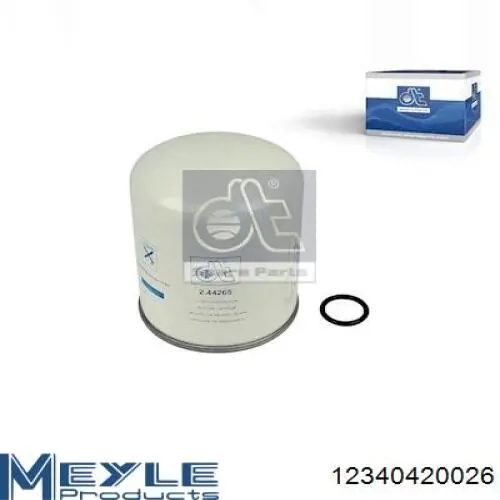 Filtro del secador de aire (separador de agua y aceite) (CAMIÓN) 12340420026 Meyle