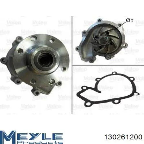 Купить 130261200 Meyle Насос охлаждения