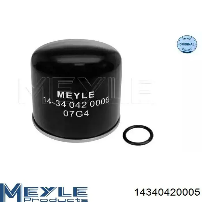 14340420005 Meyle фильтр осушителя воздуха (влагомаслоотделителя (TRUCK))