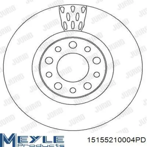 Передние тормозные диски 44036 Febi